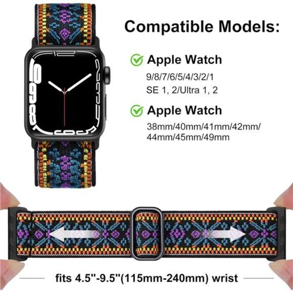 NEW 5 pack Boho Apple Watch Bands - Picture 4 of 6